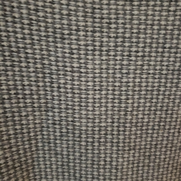 Nordstrom Collection Cashmere Sweatshirt Gray White Scoop Crewneck Size Small - Picture 5 of 11